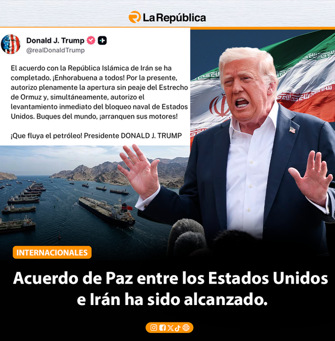 Acuerdo de Paz entre los Estados Unidos  e Irán ha sido alcanzado. - Cover Image